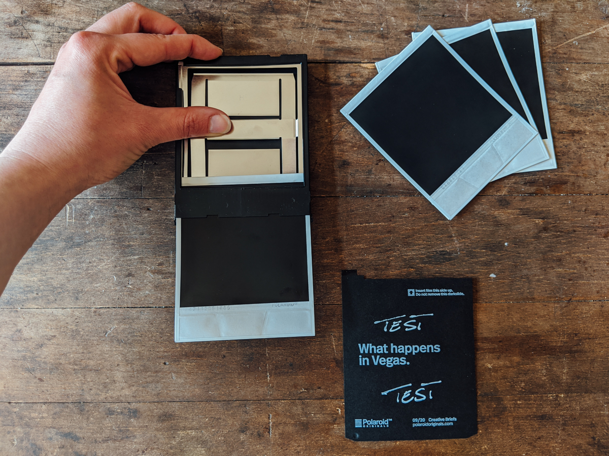 The Art of Recycling Polaroid Cartridges One) - Silvergrain